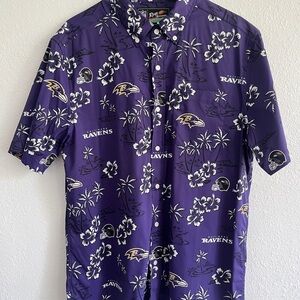 Reyn Spooner - Baltimore Ravens Kekai Performance Aloha Shirt
